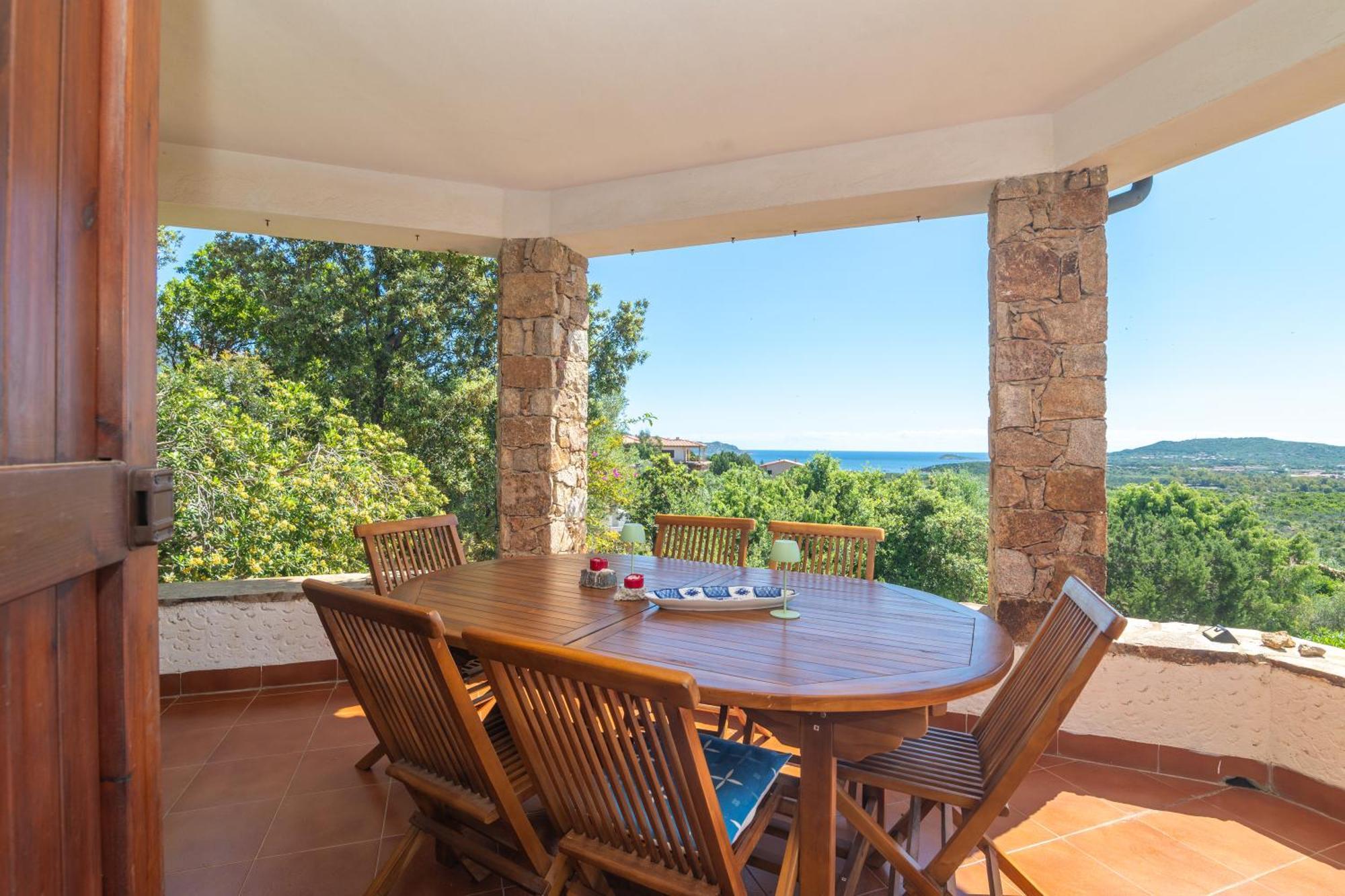 Villa Vista Mare Cala Ginepro Punta Molara Exterior foto